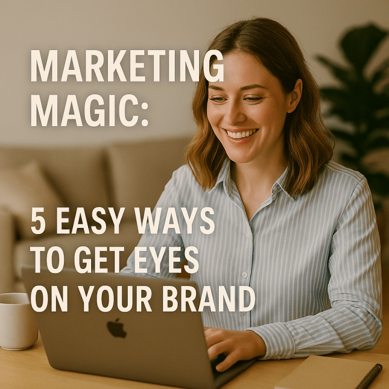 Marketing Magic: 5 Easy Ways to Get Eyes on Your Brand